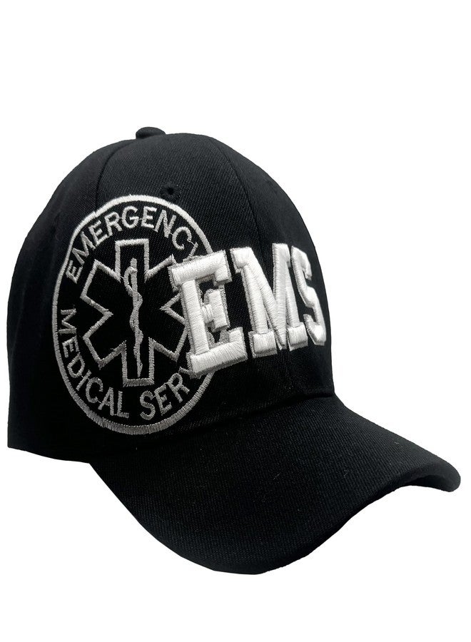 Freedom Farms EMS Embroidered Cap - Emergency Medical Services w/Star of Life, Adjustable Fit - Image 3